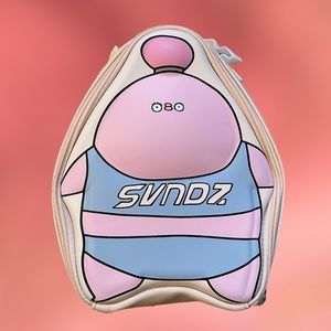 SVNDZ | Pastel Pink/Blue Top-Handle Cosmetic/Gym Bag | New